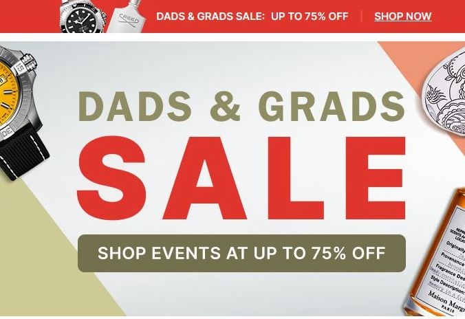 Dads & Grads Sale: Chương Trình Khuyến Mãi Đặc Biệt Cuối Xuân