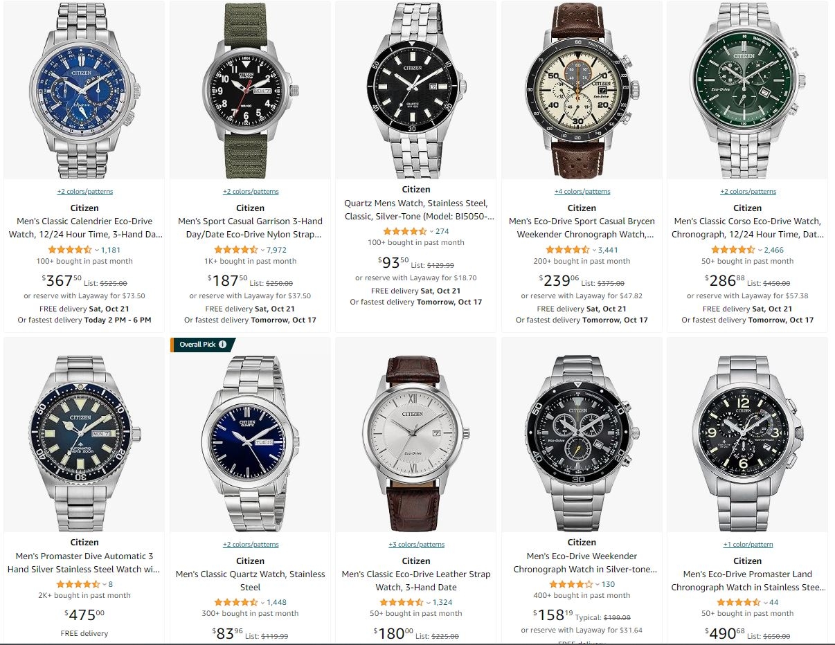 Kinh nghiệm chọn đồng hồ Sale Off trên Amazon