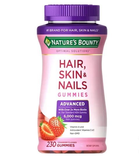 Nature's Bounty Hair, Skin and Nails Advanced, 230 Gummies: Giải Pháp Tăng Cường Sắc Đẹp Từ Bên Trong