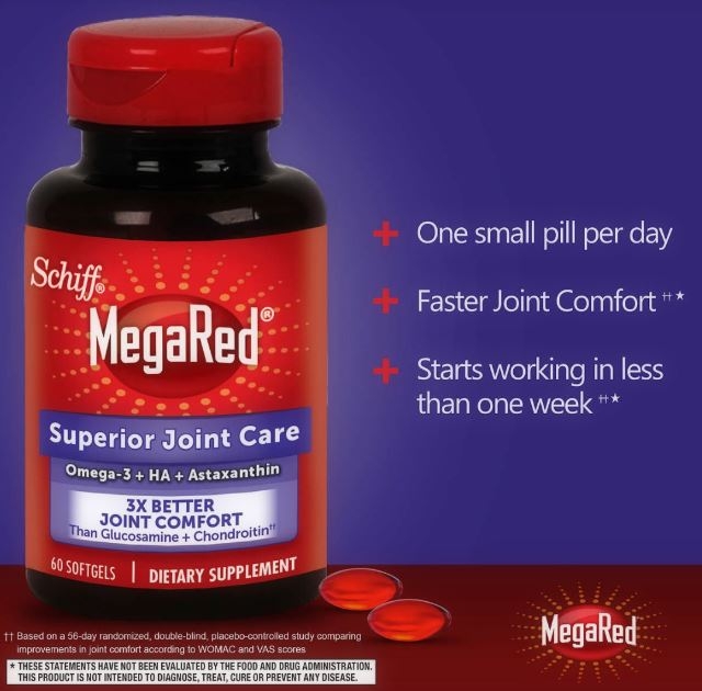 Schiff MegaRed Superior Joint Care: Hỗ Trợ Hiệu Quả Cho Sức Khỏe Khớp