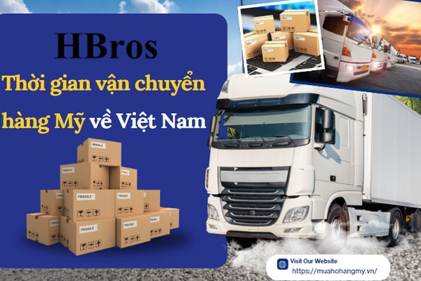 Thời gian vận chuyển hàng Mỹ giá rẻ về Việt Nam mất bao lâu