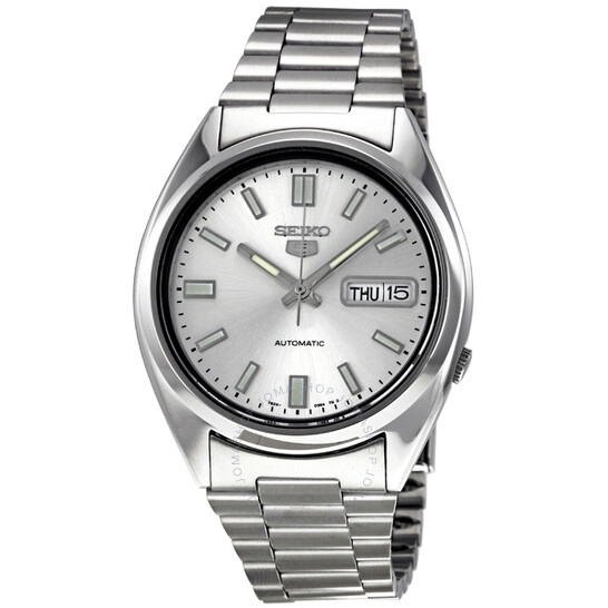 Đồng Hồ Nam SEIKO 5 Automatic Silver Dial Stainless Steel Men's Watch SNXS73