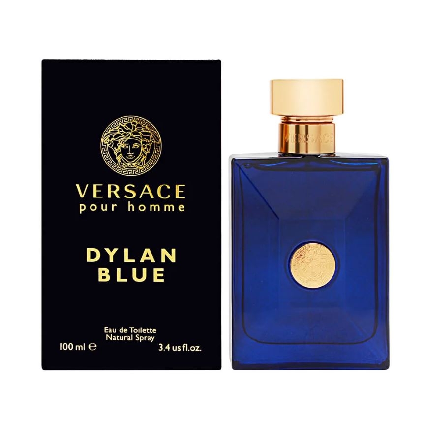 Nước hoa nam Versace Dylan Blue Eau de Toilette 100ml / Versace Pour Homme Dylan Blue for Men 3.4 oz Eau de Toilette Spray
