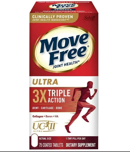 Viên Uống Bổ Khớp Move Free Ultra Triple Action, 75 viên / Schiff Move Free Ultra Triple Action Joint Supplement, 75 Tablets