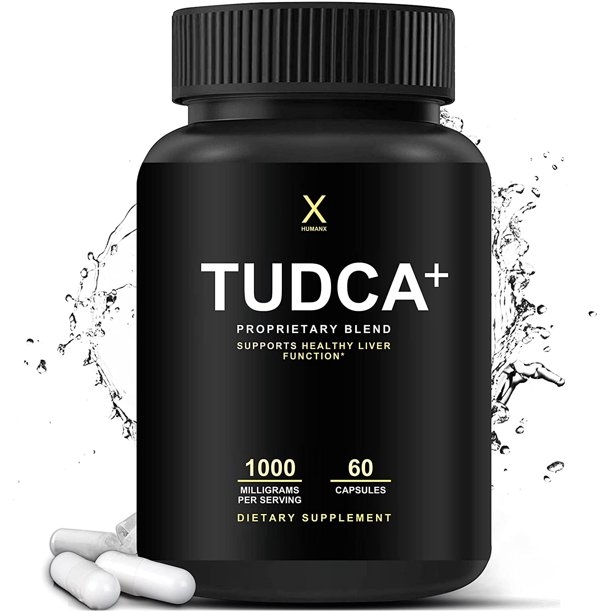 Viên Uống Hỗ Trợ Gan TUDCA+ 1000mg / TUDCA+ 1000mg (Tauroursodeoxycholic Acid) - Third Party Tested - Liver Support Supplement, 1000mg Per Serving, Liver Health Aid for Detox and Cleanse - TUDCA+ Proprietary Blend - by HumanX