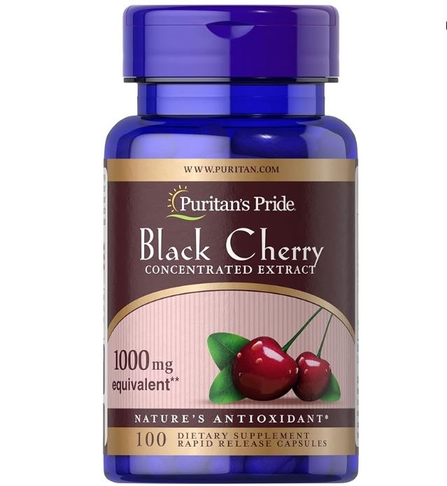 Viên Uống Puritan's Pride Black Cherry Extract 1000mg
